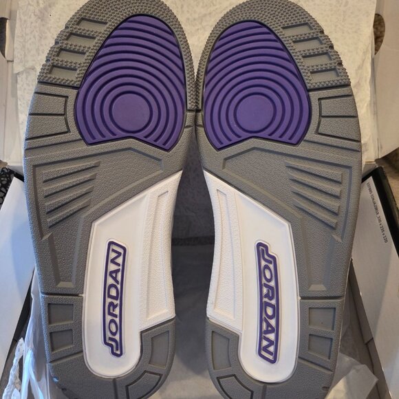 Size 9 Men's - Jordan 3 Retro Mid Dark Iris (CT8532-105) - Picture 5 of 7